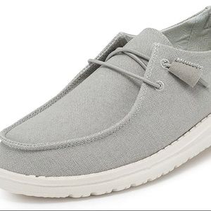 HEY DUDE Womens Wendy Slip-Ons Flex & Fold Color: Gray, Size 9